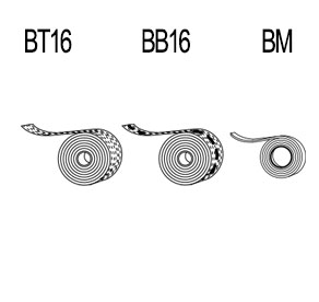 Schema du Rubans adhésifs pour plaques du Kit 32mm