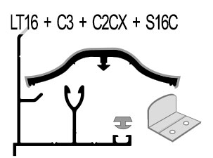 Schema du Pack Profil Latéral du Kit 16mm