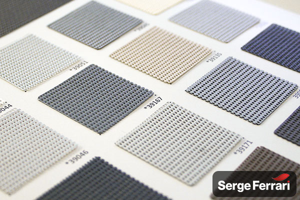 Image d'exemple de tissus de protection solaire Serge FERRARI Soltis
