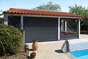 Photo n°1 de la Bâche de Fermeture CLOSEO Opaque pour Pergola