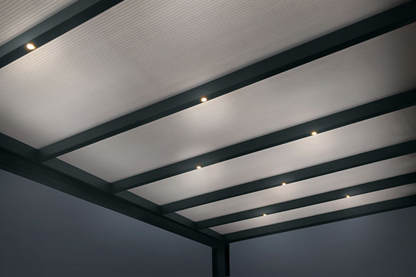 Photo of a Pergola with LED Spotlights