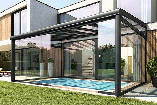 Photo d'un Jardin d'Hiver PANORAMA pour piscine