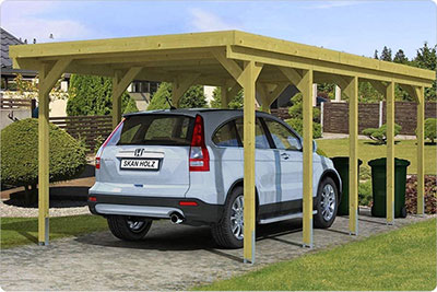 Photo du Carport Bois LAUSITZ