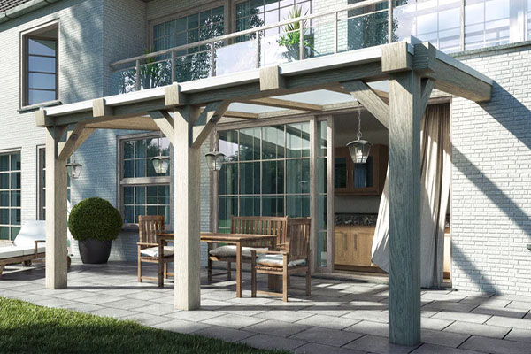 Photo d'une Pergola en Bois CliKIT