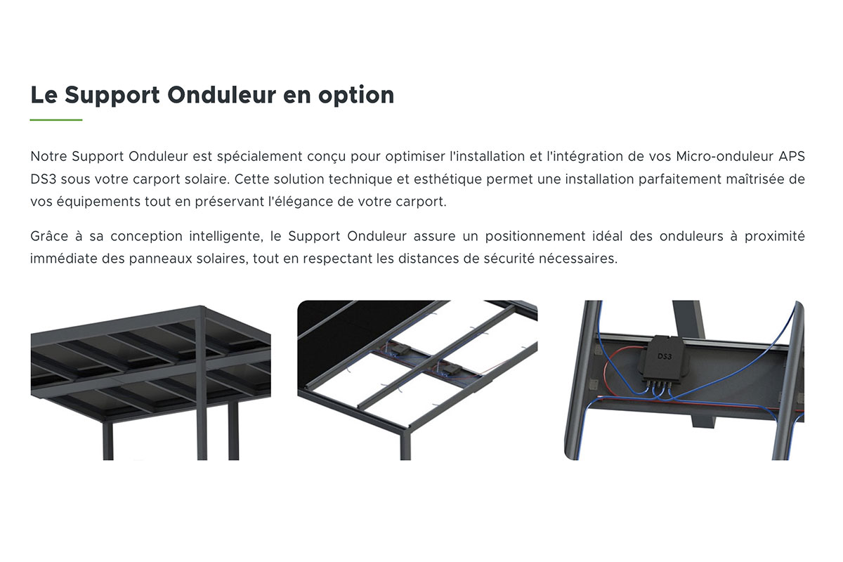 Présentation du Support Onduleur