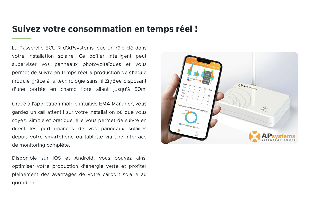 Présentation de la Passerelle ECU-R d'APsystems