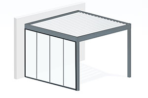Option Paroi Polycarbonate Vertical