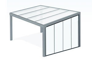 Vertical Polycarbonate Panel Option