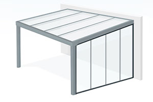 Option Paroi Polycarbonate Vertical