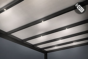 Option Spots LED 4000K (avec Télécommande)
