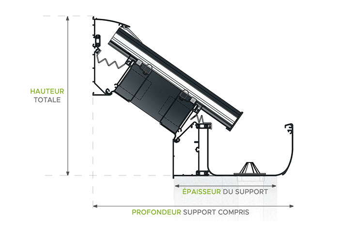CLIMAX Veranda Roof Profile Diagram