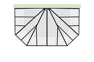Lean-to veranda