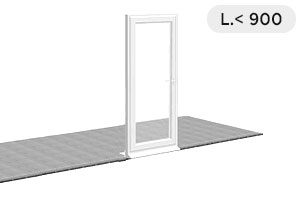 Single French door