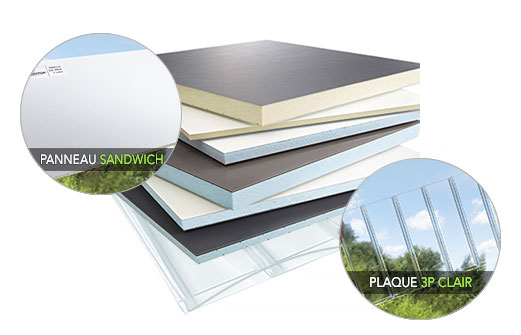 Schéma des Polycarbonate de la Pergola Climalux