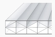 Schema du Polycarbonate 16mm Clair