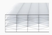 Schema du Polycarbonate 32mm Opal