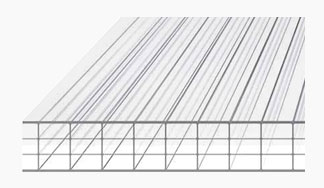 Schema du Polycarbonate 10mm Clair