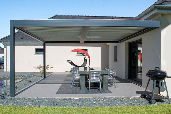 Photo of a EOLUX Wall-Mounted Bioclimatic Pergola Version 2 Modules