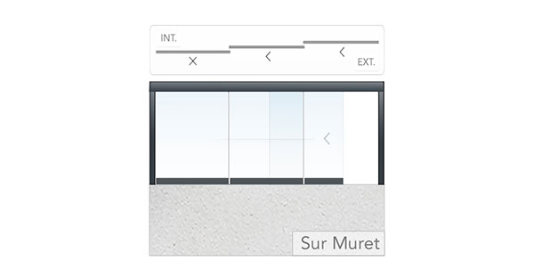 Exemple n°4 de l'implantation du Rideau de Verre