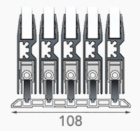 Picto du Rail AL22 Plat 5 Voies