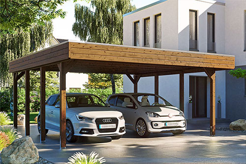 Photo d'un Carport Bois