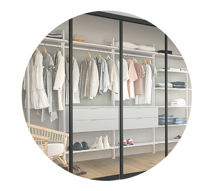 Photo de la Porte Vitrée pour Dressing Teinte transparent