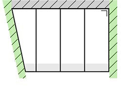 Schema n°4 de la Configuration Personnalisée de la Toiture de Véranda Climalux