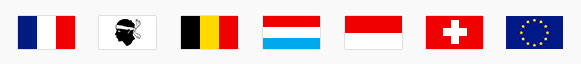 Picto des drapeaux des pays de livraison